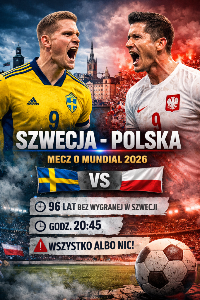 Szwecja Polska - mecz o mundial