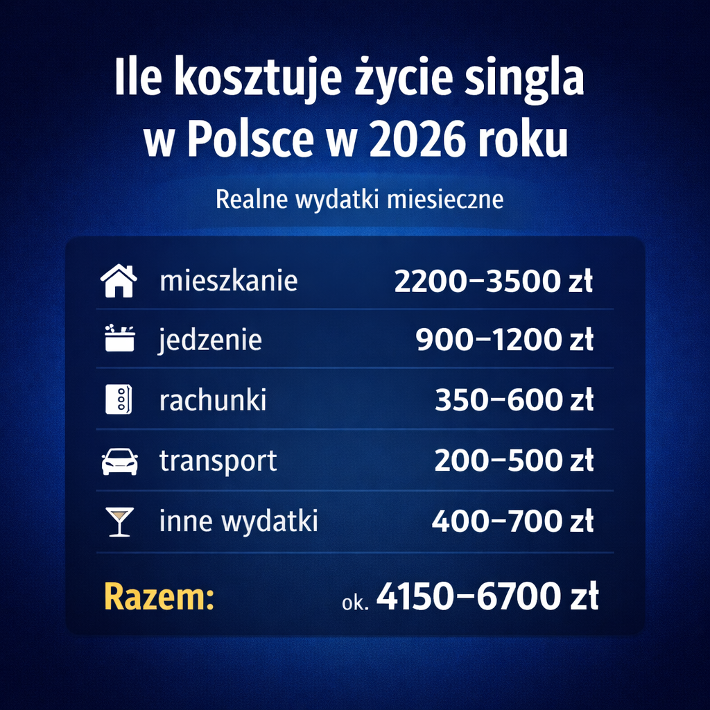 ile kosztuje życie singla