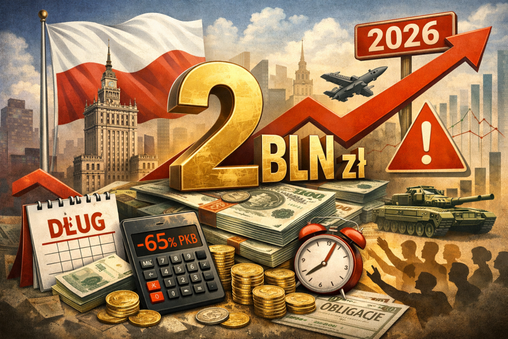 Polska: dług publiczny zbliża się do 2 bilionów zł. Ile naprawdę wynosi?